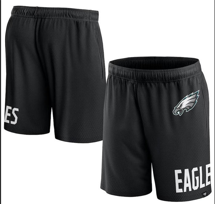 Men's Philadelphia Eagles Black Shorts
